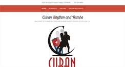 Desktop Screenshot of cubanrhythmandrumba.com