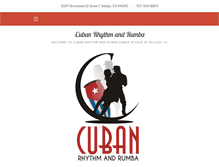 Tablet Screenshot of cubanrhythmandrumba.com